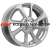 K&K 6x15/4x100 ET50 D60,1 КС861 Сильвер