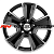 Khomen Wheels 6,5x16/5x108 ET45 D60,1 KHW1601 (Chery Tiggo 3/Tiggo 3 Pro) Black-FP