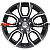 Khomen Wheels 7x17/5x114,3 ET45 D67,1 KHW1713 (CX-5/i40/X-Trail) Black-FP