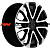 Khomen Wheels 7,5x18/6x139,7 ET20 D106,1 KHW1805 (Lexus GX) Black-FP