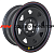 Off-Road Wheels 8x17/5x127 ET30 D71,6 Jeep черный (треугольник мелкий)