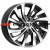 K&K 6x15/4x100 ET50 D60,1 КС882 Алмаз черный