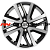 Khomen Wheels 6x16/4x100 ET50 D60,1 KHW1609 (Vesta/Largus) Black-FP