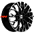 Khomen Wheels 7x17/5x114,3 ET47 D66,1 KHW1718 (Nissan Juke F15 [14..20]) Black-FP