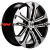 Khomen Wheels 7x18/5x108 ET46 D63,4 KHW1803 (Tugella) Black