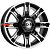 K&K 7,5x16/6x139,7 ET30 D108,1 Полюс (КС609) Алмаз черный