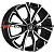 Khomen Wheels 7,5x19/5x114,3 ET45 D66,1 KHW1907 (Nissan X-Trail) Black-FP