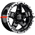 LS 9,5x18/6x139,7 ET5 D106,1 1371 BKL (конус, Колпак+лого)
