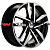 Khomen Wheels 6,5x16/5x114,3 ET43 D67,1 KHW1612 (Seltos) Black-FP