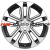 Khomen Wheels 7x18/5x112 ET43 D57,1 KHW1803 (Kodiaq/Tiguan) Black-FP
