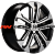 Khomen Wheels 7x18/5x108 ET46 D63,4 KHW1803 (Tugella) Black-FP