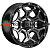 LS FlowForming 9x20/6x114,3 ET25 D67,1 RC68 BKF (конус, Колпак+лого)