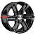 LS 8x17/6x139,7 ET36 D100,1 1359 BK (конус, Колпак+лого)