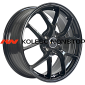 INCH 7x17/5x100 ET48 D56,1 FA8538 Gloss Black Machined Face (ZJH) FlowForming
