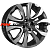 K&K 7x17/4x100 ET43 D60,15 Протон (X-Ray Cross) (КС769) Антрацит-алмаз